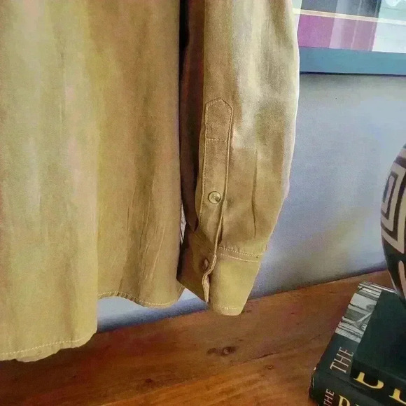 North River Outfitter Shirt with Long Sleeve XXL Brown/Camel Western Pockets - Picture 6 of 14